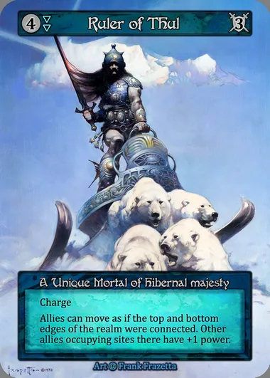 Ruler of Thul, carte Sorcery ALP 140 — extension Alpha