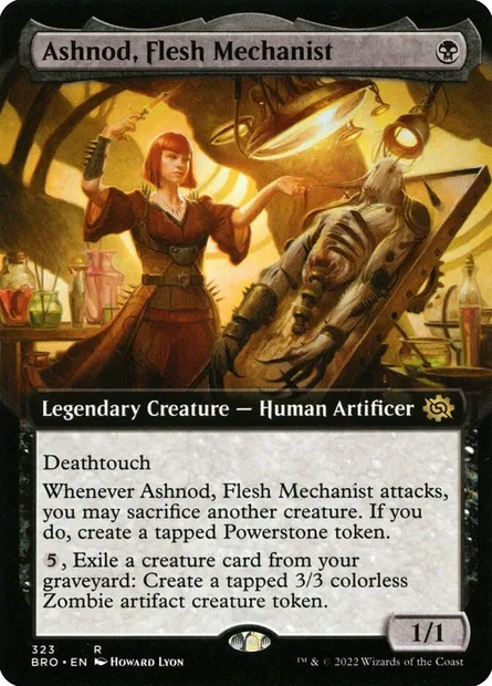 Ashnod, Flesh Mechanist, Magic card BRO 323 — The Brothers' War set