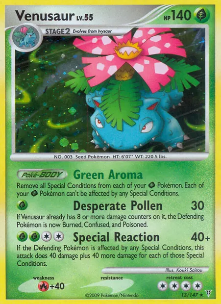Venusaur, Pokémon card SV 13 — Supreme Victors set