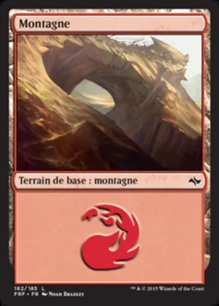 Montagne, carte Magic FRF 182 — extension Destin reforgé