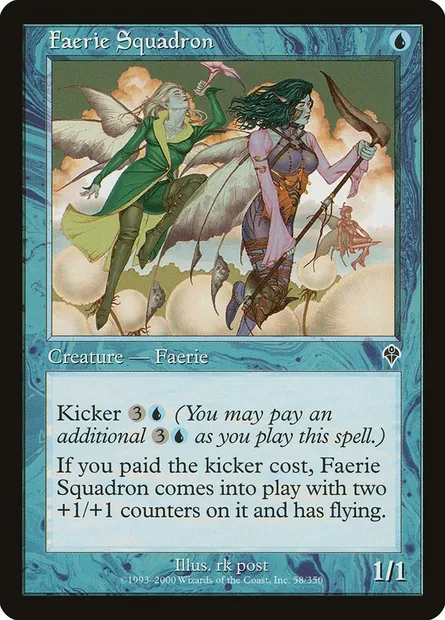 Escadrille de faeries, carte Magic INV 58 — extension Invasion