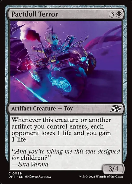 Pactdoll Terror, Magic card DFT 99 — Aetherdrift set