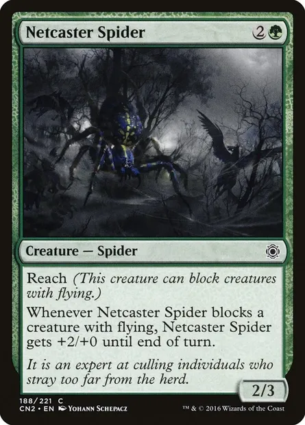 Netcaster Spider, Magic card CN2 188 — Conspiracy: Take the Crown set