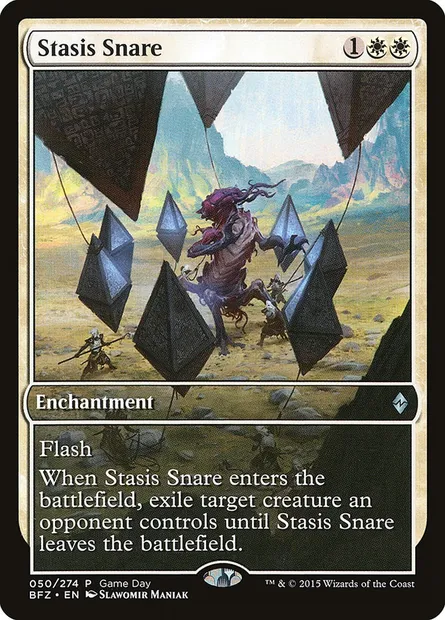 Stasis Snare, Magic card PBFZ 50 — Battle for Zendikar Promos set