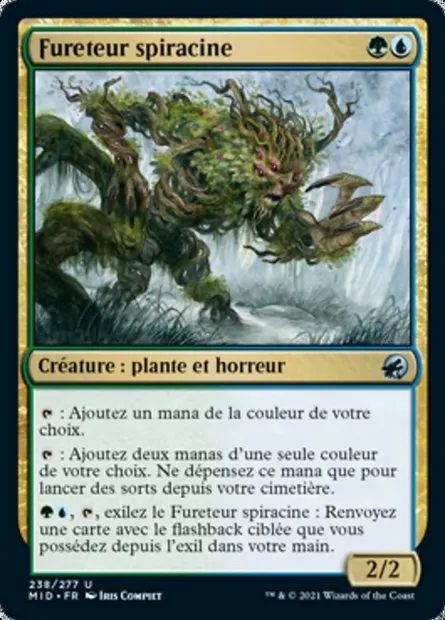 Fureteur spiracine, carte Magic MID 238 — extension Innistrad : chasse de minuit
