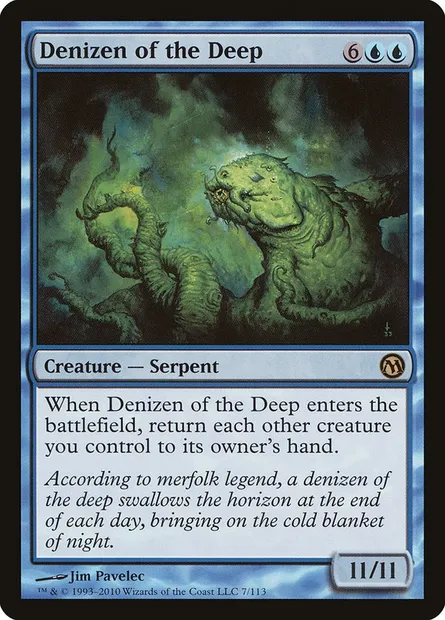 Denizen of the Deep, Magic card DPA 7 — Duels of the Planeswalkers set