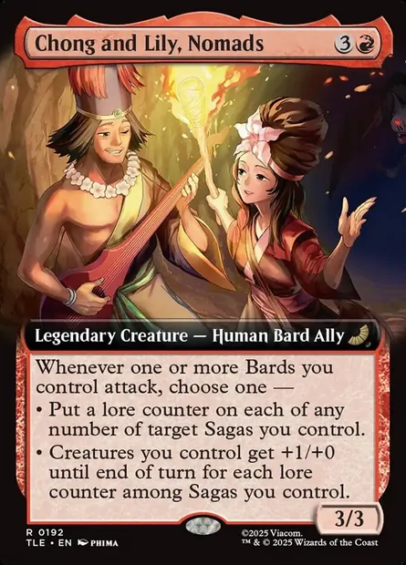 Chong and Lily, Nomads, Magic card TLE 192 — Avatar: The Last Airbender Eternal set