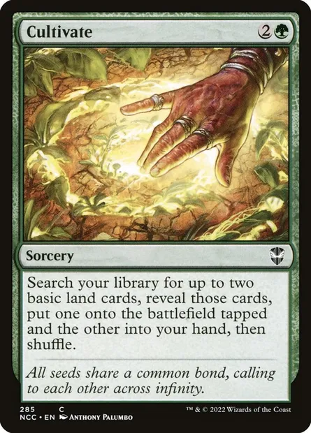 Cultivate, Magic card NCC 285 — New Capenna Commander set