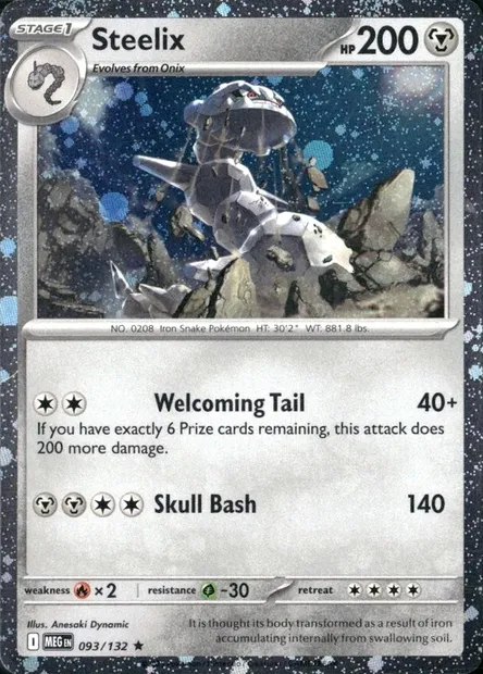 Steelix, carte Pokémon TDX 093-3 — extension Theme Deck & Blisters Exclusives
