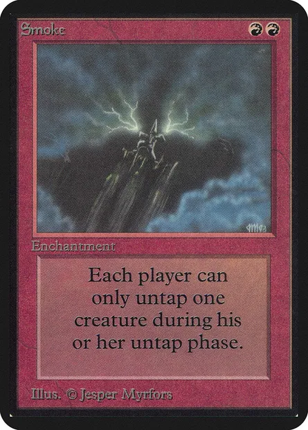 Smoke, Magic card LEA 175 — Limited Edition Alpha set