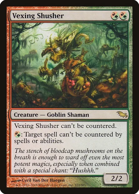 Vexing Shusher, Magic card SHM 222 — Shadowmoor set