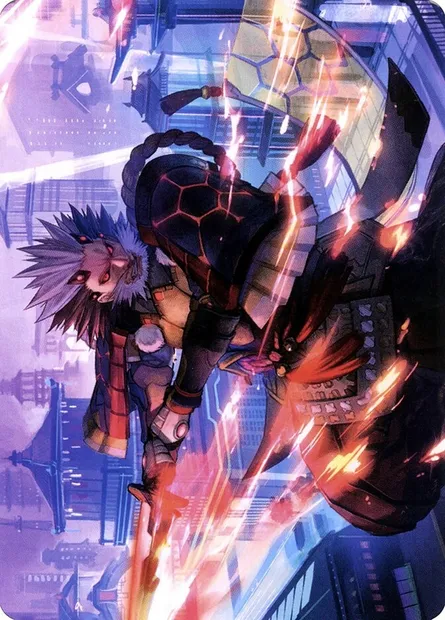 Isshin, Two Heavens as One // Isshin, Two Heavens as One, carte Magic ANEO 69 — extension Neon Dynasty Art Series