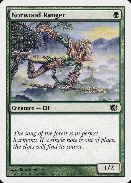 Norwood Ranger, Magic card 8ED 271 — Eighth Edition set