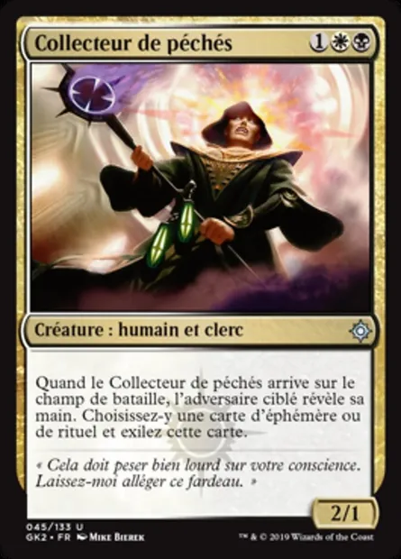 Collecteur de péchés, carte Magic GK2 45 — extension RNA Guild Kit