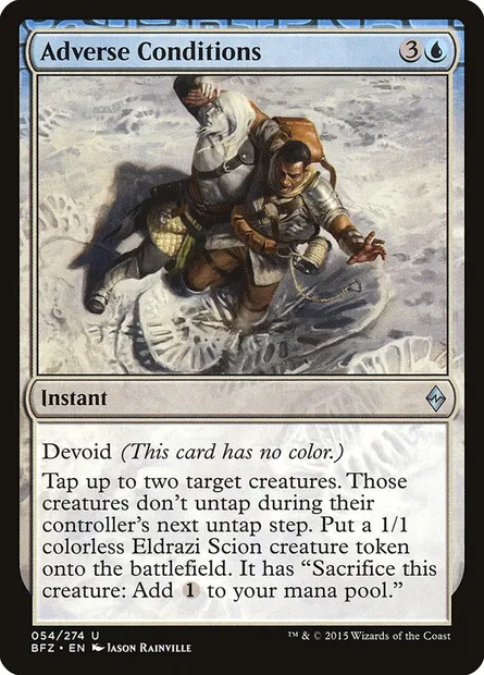 Adverse Conditions, Magic card BFZ 54 — Battle for Zendikar set
