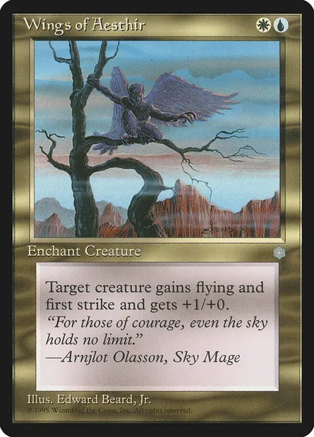 Wings of Aesthir, Magic card ICE 305 — Ice Age set