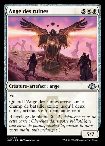 Ange des ruines, carte Magic MH3 262 — extension Modern Horizons 3