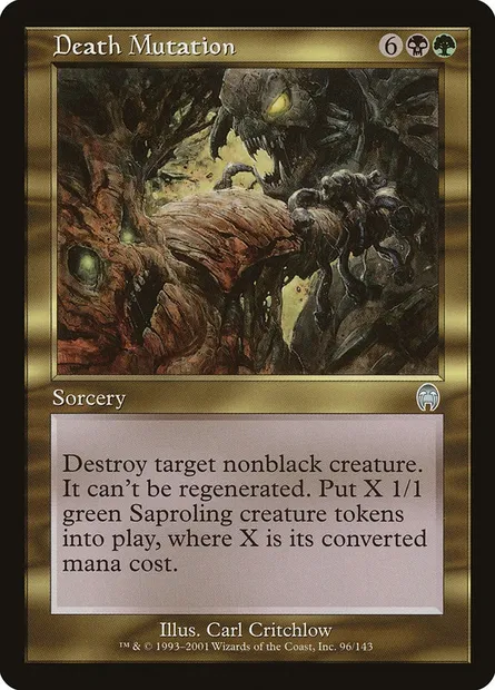 Death Mutation, Magic card APC 96 — Apocalypse set