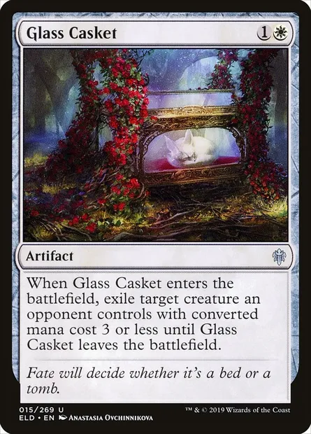 Glass Casket, Magic card ELD 15 — Throne of Eldraine set