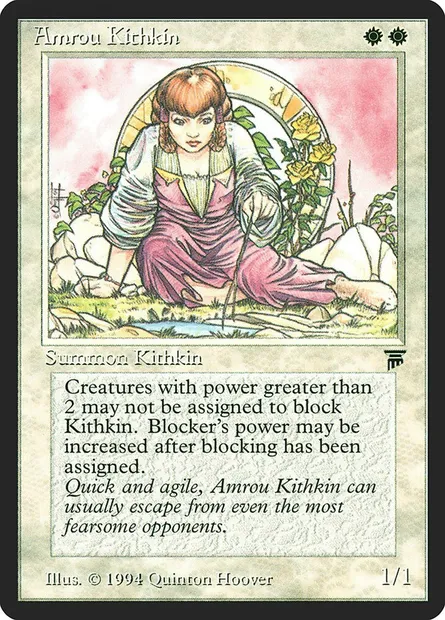 Amrou Kithkin, Magic card LEG 3 — Legends set