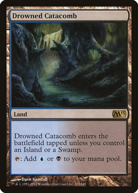 Drowned Catacomb, Magic card M13 223 — Magic 2013 set