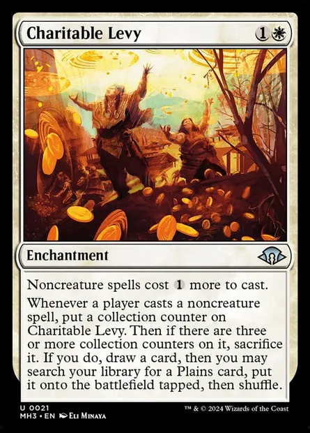 Charitable Levy, Magic card MH3 21 — Modern Horizons 3 set