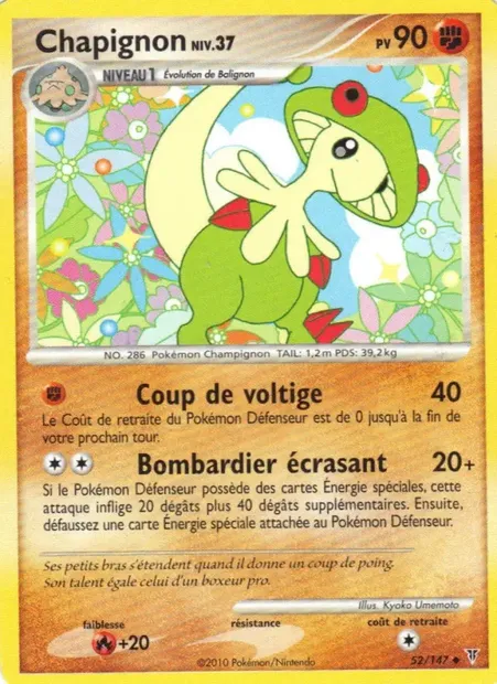 Chapignon, carte Pokémon SV 52 — extension Vainqueurs Suprêmes