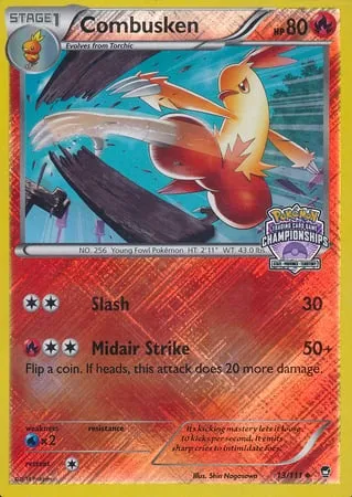 Combusken, Pokémon card LGP 013-4 — League Promos set