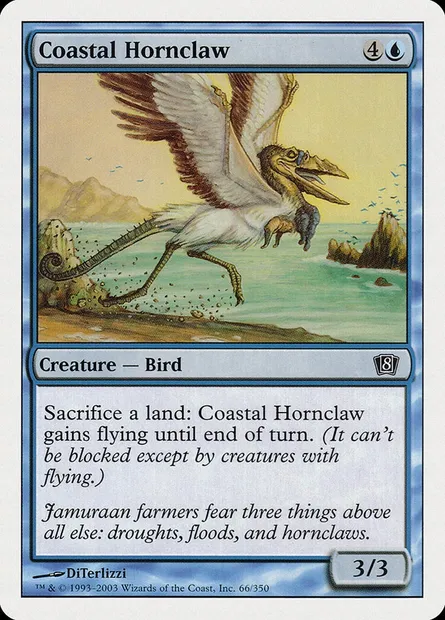 Grifargne côtier, carte Magic 8ED 66 — extension Huitième Edition
