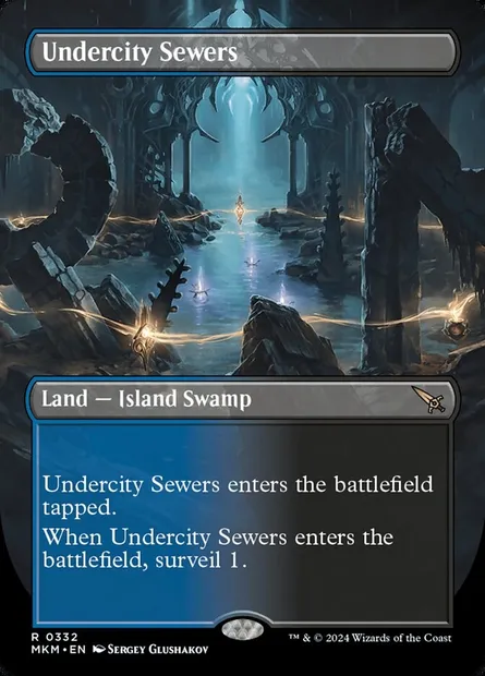 Undercity Sewers, Magic card MKM 332 — Murders at Karlov Manor set