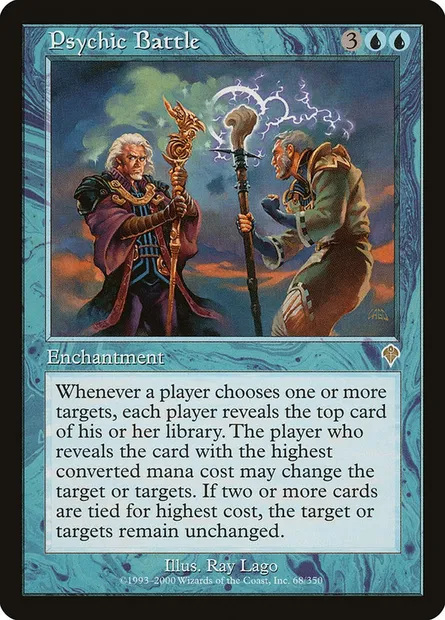 Psychic Battle, Magic card INV 68 — Invasion set