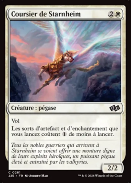 Coursier de Starnheim, carte Magic J25 261 — extension Foundations Jumpstart