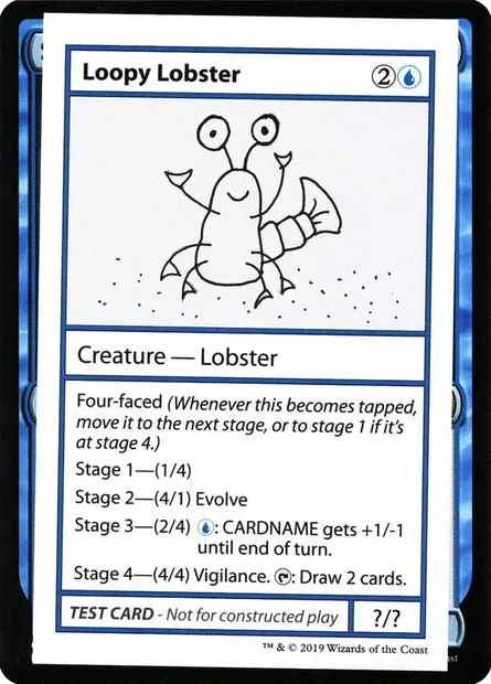 Loopy Lobster, carte Magic CMB2 26 — extension Mystery Booster Playtest Cards 2021