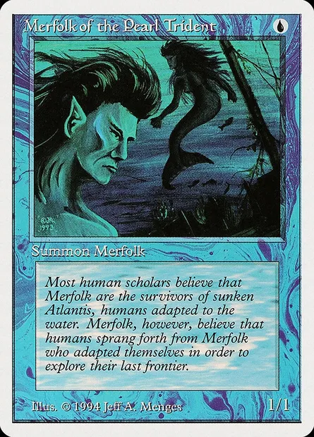 Ondins du Trident nacré, carte Magic SUM 68 — extension Summer Magic / Edgar