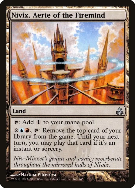 Nivix, l'aire du Cérébropyre, carte Magic GPT 160 — extension Le Pacte des Guildes
