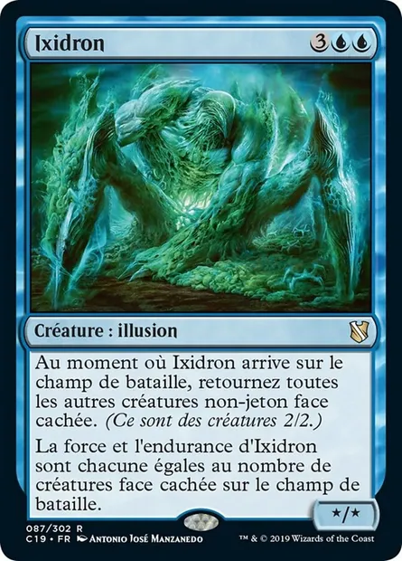 Ixidron, carte Magic C19 87 — extension Commander 2019