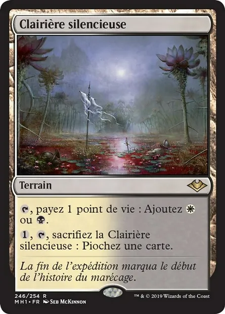 Clairière silencieuse, carte Magic MH1 246 — extension Horizons du Modern