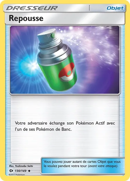Repousse, carte Pokémon SUM 130 — extension Soleil et Lune
