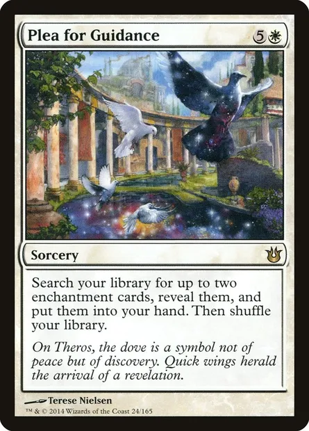 Plea for Guidance, Magic card BNG 24 — Born of the Gods set