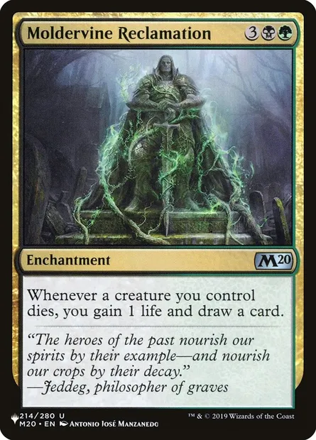 Reboisement de moiselierre, carte Magic PLST M20-214 — extension The List
