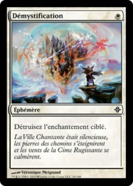 Démystification, carte Magic ROE 18 — extension L'ascension des Eldrazi