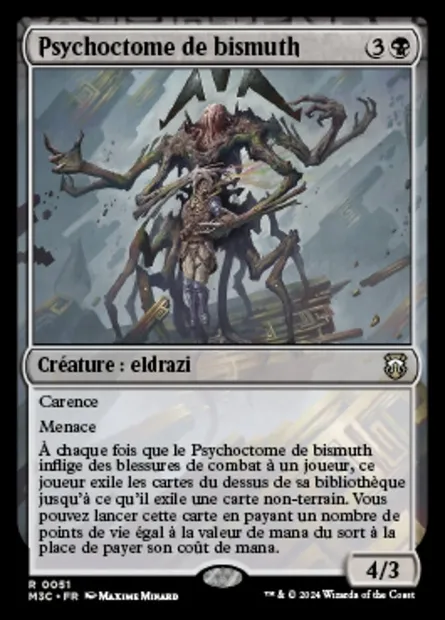Psychoctome de bismuth, carte Magic M3C 51 — extension Modern Horizons 3 Commander