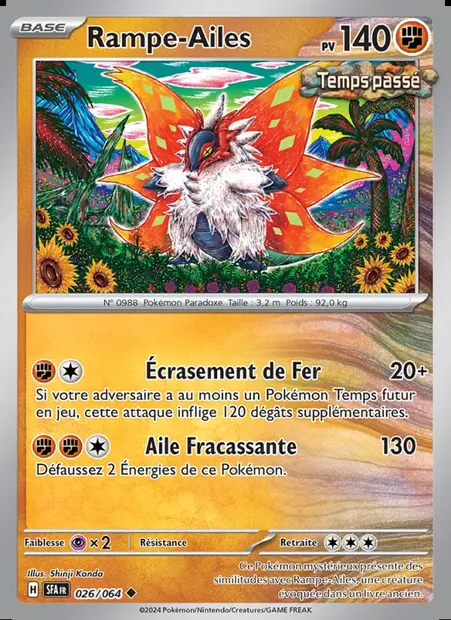 Rampe-Ailes, carte Pokémon SFA 026 — extension Fable Nébuleuse