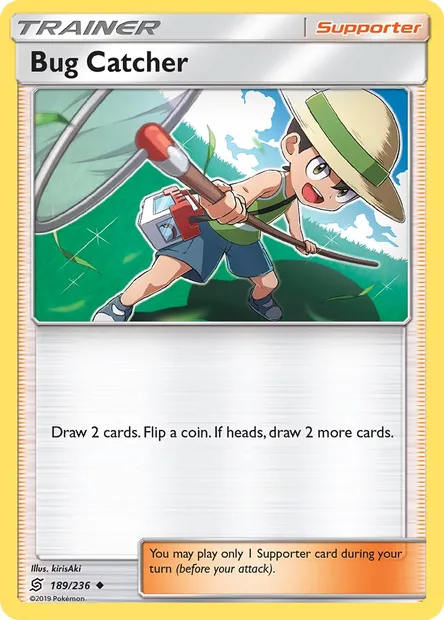 Bug Catcher, Pokémon card UNM 189 — Unified Minds set