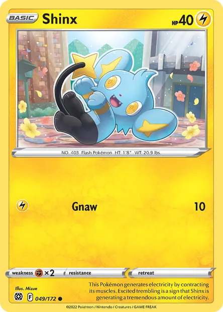 Shinx, Pokémon card BRS 049 — Brilliant Stars set