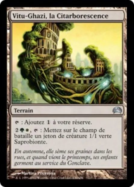 Vitu-Ghazi, la Citarborescence, carte Magic PC2 130 — extension Planechase 2012