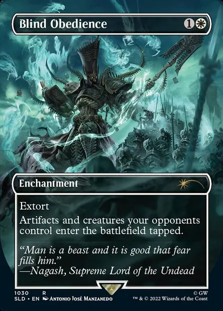 Blind Obedience, Magic card SLD 1030 — Secret Lair Drop set
