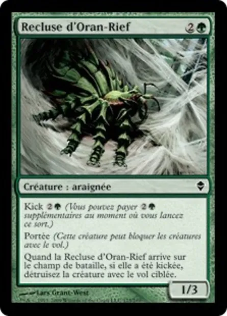 Recluse d'Oran-Rief, carte Magic ZEN 173 — extension Zendikar