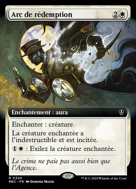 Arc de rédemption, carte Magic MKC 324 — extension Murders at Karlov Manor Commander