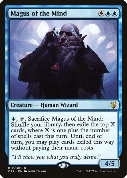 Magus of the Mind, Magic card C17 12 — Commander 2017 set